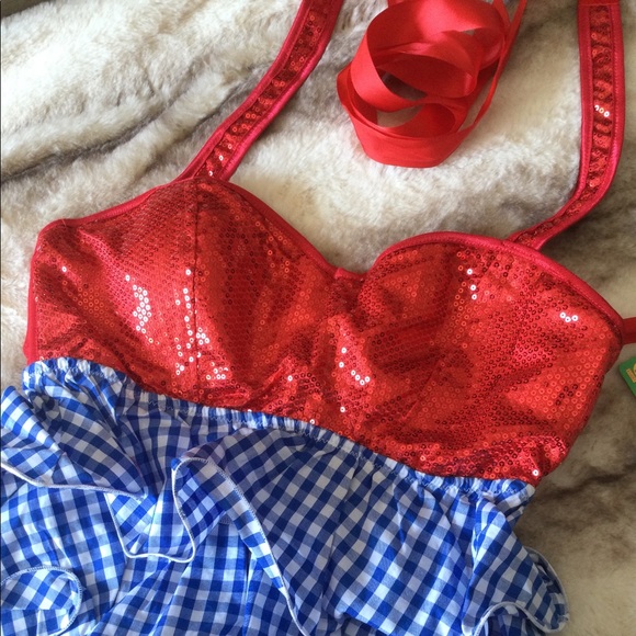 🆕 Hot Topic Dorothy Wizard of Oz Top 👠🌈🌪🐒 - Picture 4 of 10